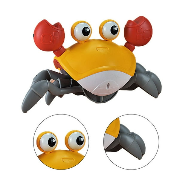 Juguetes para bebés con forma de cangrejo gateante, juguete para gatear con cangrejo gateante para bebés, juguete para gatear con forma de cangrejo de primera línea