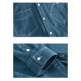 thumbnail image 4 of NAFUU Mens Shirts Fall Tops Men's Button Down Shirt Jacket Casual Long Sleeve Shacket Lightweight Overshirts With Pockets Shirts Comfort Fit Shirts, 4 of 5