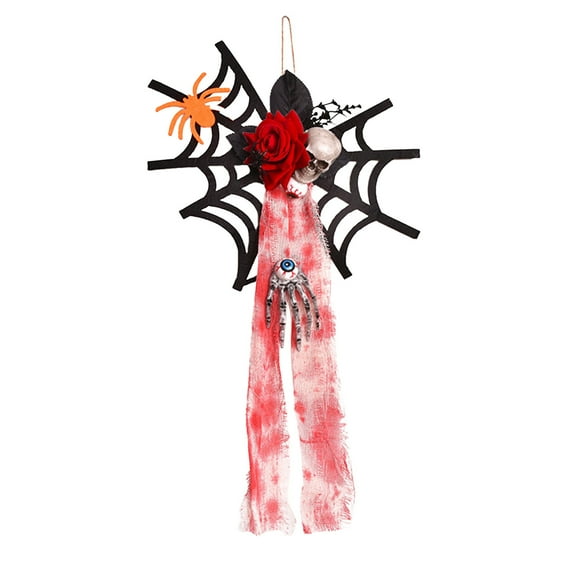 Cheapark Dark Horror Skull Hanging Ornaments - Halloween Background Decor For Interior Spooky Theme, Party Atmosphere, And Home Display