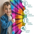 thumbnail image 3 of Blackout Kids Curtains,Rainbow Tie Dye Mandala Pattern Childrens Insulated Curtains Set Of 2,Bedroom Essentials,Toddler Room Decor 52"x63", 3 of 5