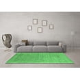 thumbnail image 3 of Ahgly Company Indoor Square Abstract Emerald Green Contemporary Area Rugs, 4' Square, 3 of 4