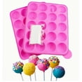 thumbnail image 5 of Molde for paletas de silicona de 20 orificios con 20 palitos, ideal for hacer cake pops, chocolate y dulces, 5 of 5