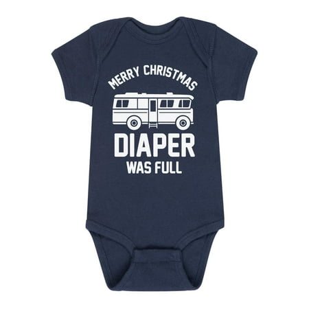

Instant Message - Diaper Was Full - Infant Baby One Piece