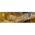 thumbnail image 2 of Klimt, Gustav 32x13 Gold Ornate Wood Framed with Double Matting Museum Art Print Titled - Sea Serpents I, 2 of 4