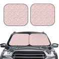 thumbnail image 2 of Salouo Floral Retro Style Pattern Car Windshield Sun Shade Foldable | Front Windshield Shade for Sun, Heat and UV Rays | Interior Sun Protection-Medium, 2 of 6