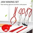 thumbnail image 5 of 6-Piece Canning Kit,Canning Supplies Starters Kit,Red Stainless Steel Kitchen Funnel,Jar Lifter,Wrench,Lid Lifter,Tongs and Pliers, 5 of 6