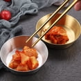 thumbnail image 4 of Yvsxxv 304 Stainless Steel Dipping Bowls, Sauce Dishes, Kimchi Dish Seasoning Dip Dish Sauce Bowl, Cold Dish for Sauces Soy Sauce Ketchup BBQ, 4 of 7