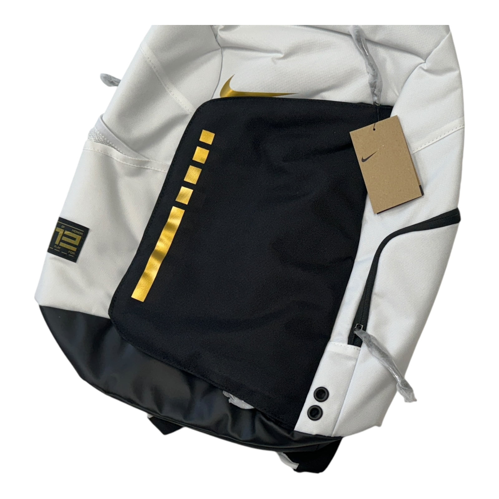 Nike hoops elite backpack white best sale