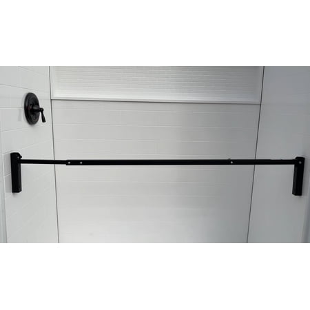 Generic Bathtub Grab Bar, Silver Polished, Fits Standard Shower or Bathtub