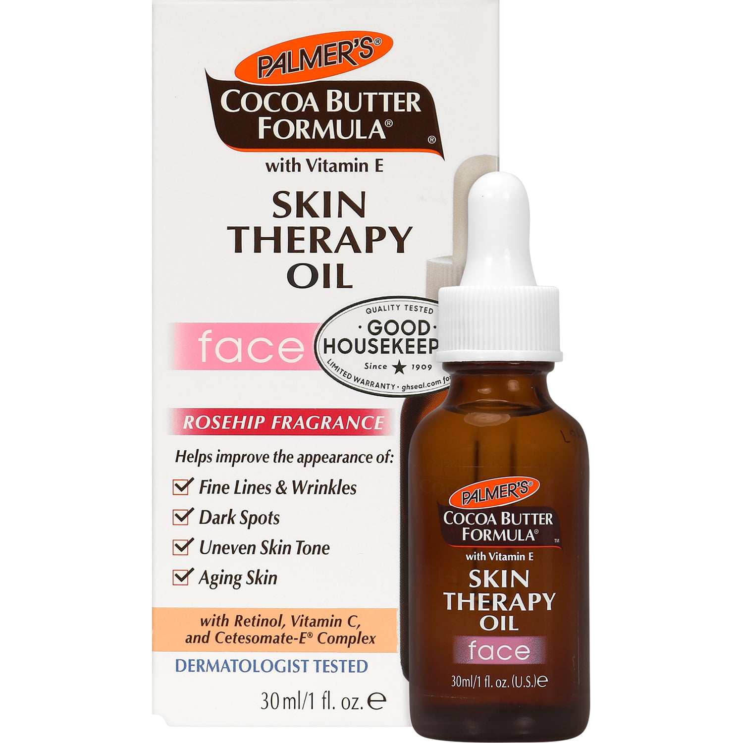 4 Pack - Palmer's Cocoa Butter Formula Skin Therapy Oil for Face 1 oz