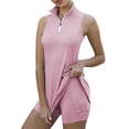 thumbnail image 2 of Women's Golf Tennis Dress with Shorts Sleeveless Stretchy Moisture Wicking Sport Workout Athletic Dress with 2 Pockets, 2 of 6