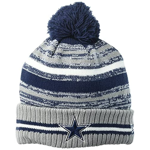 Dallas Cowboys NFL Hommes Ligne de Touche Sport Tricot, Gris, OSFM