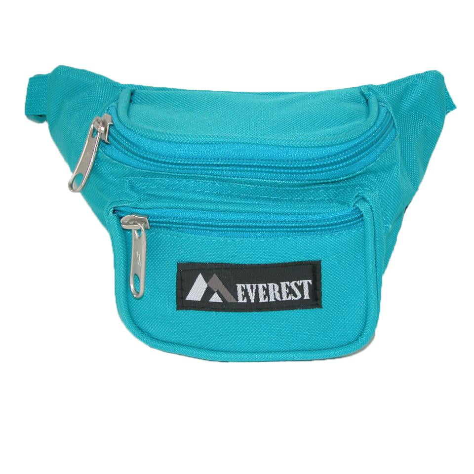 teal fanny pack