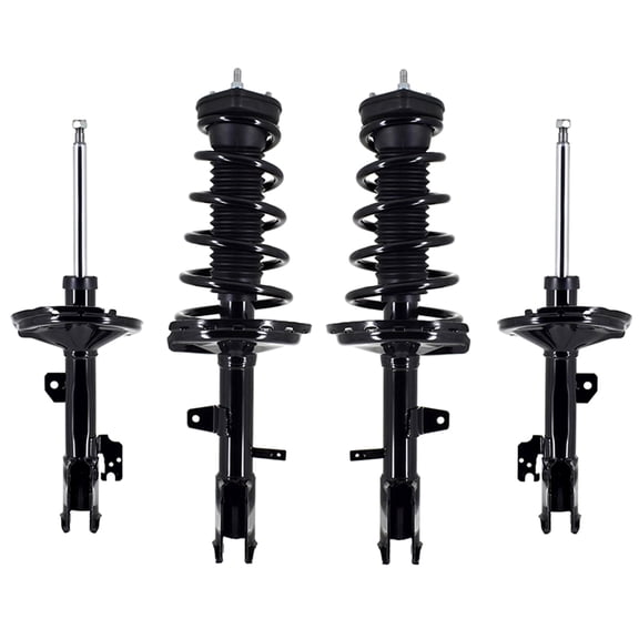 Front Bare Strut-Rear Quick Complete Strut For 2004 2005 2006 Lexus Rx330 AWD