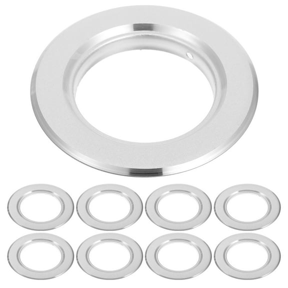 MUSEYA 10Pcs Birdhouse Hole Protector Stainless Steel Easy to Clean Protective Ring