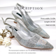 thumbnail image 1 of QSGFC-zapatos de tacón de alta calidad para mujer, bolso de diseño de moda italiana, Color negro y dorado, para fiesta de boda de Nigeria, 1 of 5