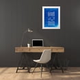 thumbnail image 3 of Borders, Cole 12x14 White Modern Wood Framed Museum Art Print Titled - PP299-Faded Blueprint Argus C Camera Patent Poster, 3 of 4