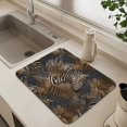 thumbnail image 6 of Dish Drying Mat Absorbent Dish Drainer Kitchen Counter 23.6x19.7inch Dish Drying Pad for Countertops Sinks Draining Racks Zebra Print, 6 of 9