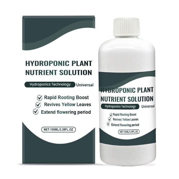 Hydroponic Nutrients 100ml Plant Food Hydroponic Supplies Indoor Plant Fertilization for Growing