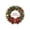 #01, variant on Christmas Wreath Window Clings Removable PVC Glass Decals 11.81x11.81in