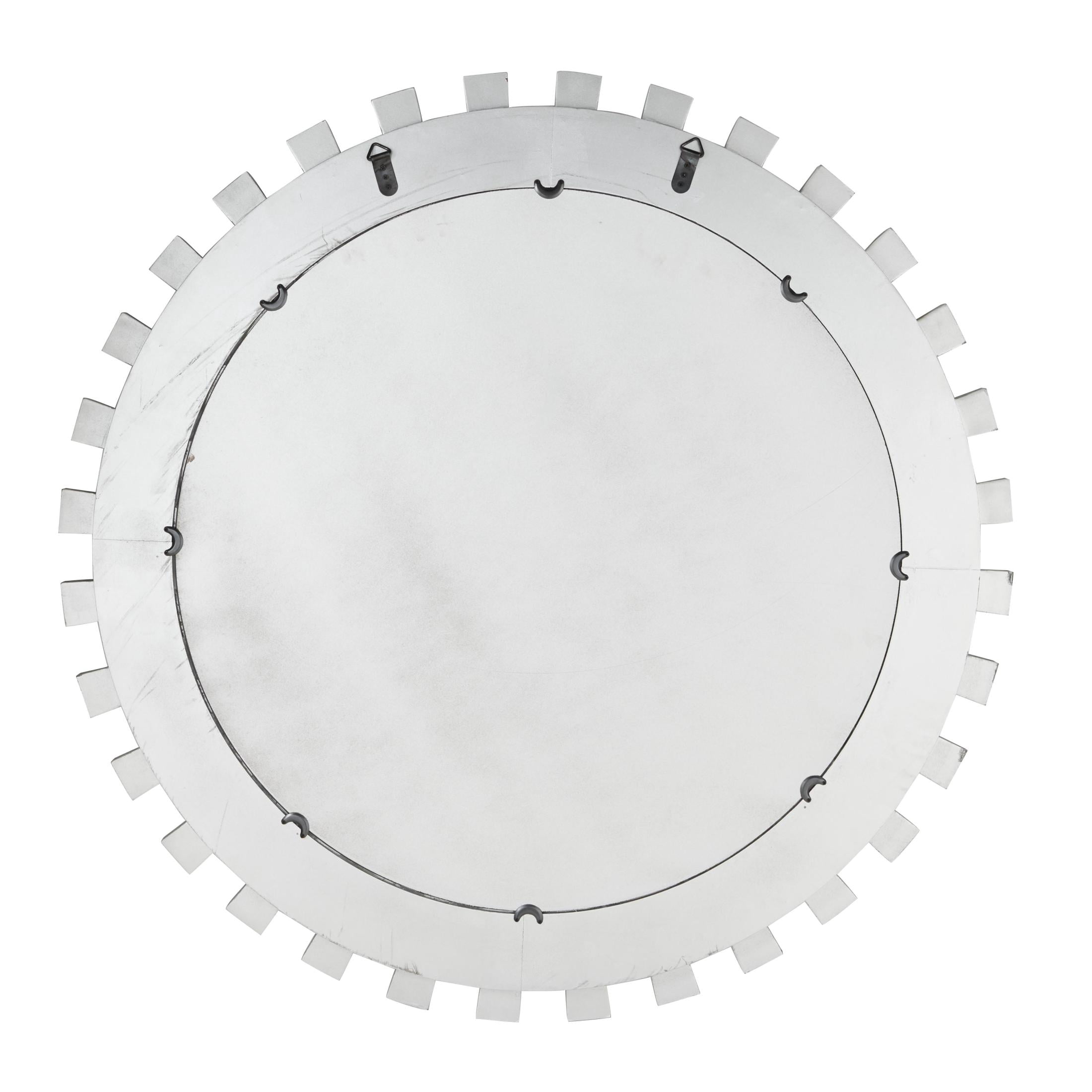 CosmoLiving by Cosmopolitan 42" x 42" Silver Mirrored Starburst Wall Mirror