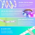thumbnail image 3 of HIFILUZ 32M Luces Led Compatible Alexa Tira Led Exterior WiFi 3535 RGB Color Controlada Por Tel&eacute;fono Inteligente, Trabaja con Sistema Android y iOS, Google, Tiras Leds de luz para Cuarto(32, 3 of 8
