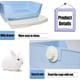 thumbnail image 3 of Caja de arena grande para conejos, inodoro de esquina con cajón, bandeja para mascotas más grande para hámsteres adultos, conejillos de indias, hurones, galesaurios, conejos y otros animales, 3 of 6