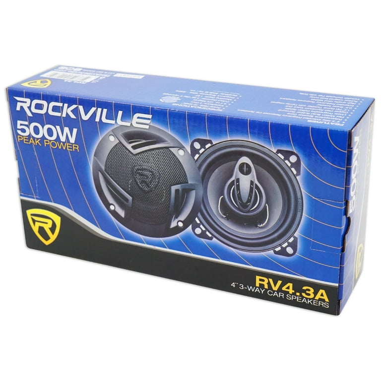 Rockville Amp Install 6x8 Car Speakers 2) Rockville