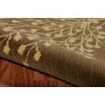 thumbnail image 3 of Nourison  Capri Wool Area Rug Chocolate 2'3" x 8' Runner Latex Free Abstract 8' Runner Runner, Indoor Beige Runner, Rectangle, 3 of 4