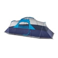 thumbnail image 2 of Outbound 12 Person 3 Season Easy Up Dome Tent with Mesh Wall and Rainfly, Blue/Navy, 2 of 7