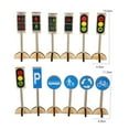 thumbnail image 4 of SHISUYAN Mini Panneaux Routiers Jeu de Rôle pour Enfants 30 Pcs 5.31x1.69x1.18 Po, 4 of 8