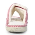 thumbnail image 4 of Oyang Women's Fuzzy House Slippers with Arch Support Orthotic Heel Cup Sandals, Velcro Slippers Comfy Memory Foam Slippers, 4 of 7