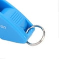 thumbnail image 4 of Sifflet de basket-ball en plastique avec cordon et clip pour doigt, bleu clair, 4 of 4