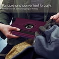 thumbnail image 5 of Rotating Case for New iPad Air 1/Air 2 9.7 Inch - 360 Degree Rotating Smart Protective Stand Cover with Auto Sleep/Wake, Purple, 5 of 6