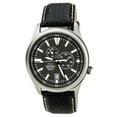 thumbnail image 1 of Orient Men's ET0N002K Defender Automatic Brown Dial Black Leather Strap Watch, 1 of 1