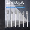thumbnail image 4 of 40 Pieces Diamond Burr Bits Stone Carving Set for Rotary Tool, 4 of 5