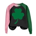 thumbnail image 5 of Chemise de la Saint-Patrick pour Femmes, Chandails en Molleton Décontractés à Manches Longues, Imprimé Graphique Amusant, 5 of 5