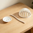 thumbnail image 5 of 1 Pc Plastic Hat Stand Rack, Dome Shape Tabletop Hat Display Holders, Freestanding Hat Stands, Rack Holder for Wigs and Baseball Caps, Hat Organizer for Home, Retail Shop, and Trade Show,White, 5 of 9