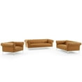 thumbnail image 2 of Modway Idyll 3 Piece Upholstered Leather Set in Tan, 2 of 8