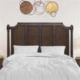 thumbnail image 3 of Sunset Trading Shutter Bahama Wood King Bed in Tropical Walnut, 3 of 9
