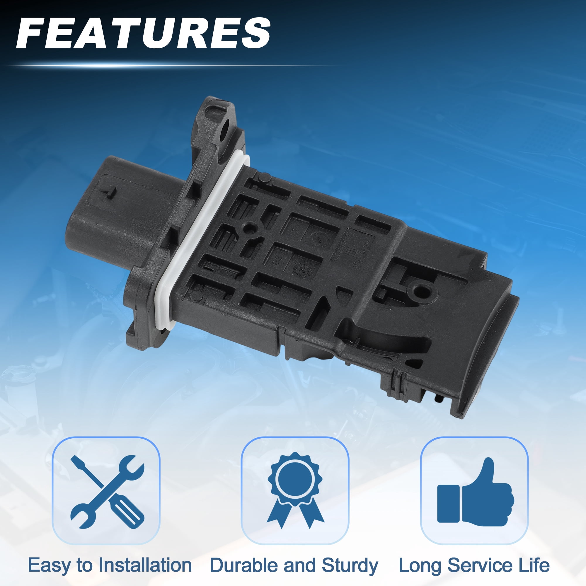 MAF Mass Air Flow Sensor Meter for Ram 2500 3500 4500 5500 L6 6.7L 2019 2020 2021 2022 2023 Replacement 2451616/5S17349/68334657AA