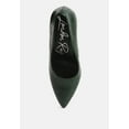 thumbnail image 4 of Mellen Croc Faux Leather Formal Pumps, 4 of 10
