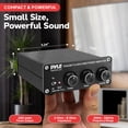 thumbnail image 3 of Amplificador de audio doméstico Pyle PDA22BT Bluetooth 5.0 2x100W, 3 of 7