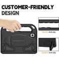 thumbnail image 4 of AVAWO Kids Case for Samsung Galaxy Tab A9 8.7 Inch 2023 & Tab A7 Lite 8.7 Inch 2021, with Built-in Screen Protector Shockproof Handle Stand Kids Case for Samsung Galaxy Tab A9 8.7 Inch 2023 Black, 4 of 8