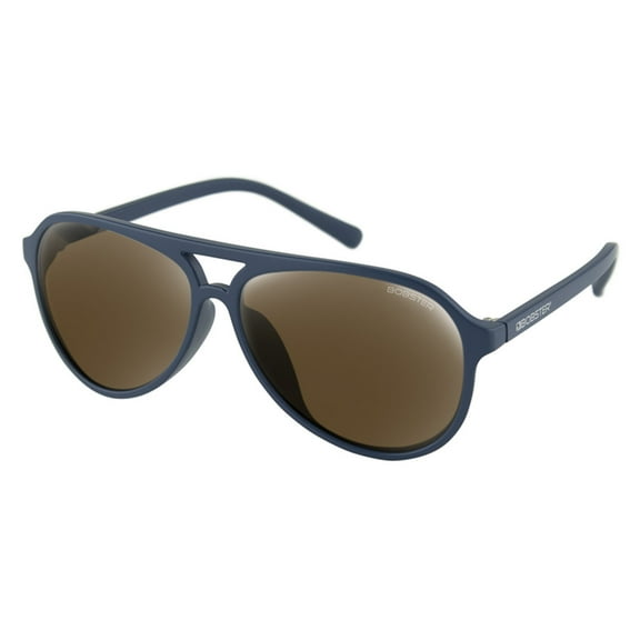 Bobster Maverick Sunglasses Matte Navy w/Bronze Lens