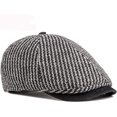 thumbnail image 6 of CoCopeaunts Berets Autumn Winter Hat Men Women 6 Panels Ivy Octagonal Newsboy Cap Artist Painter Hat Retro Knitted Hat, 6 of 7