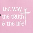 thumbnail image 5 of Wild Bobby The Way, The Truth & The Life Inspirational/Christian Men Long Sleeve Shirt, Light Pink, 3X-Large, 5 of 5
