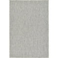 thumbnail image 5 of Unique Loom Outdoor Solid Collection Casual Transitional Indoor and Outdoor Flatweave Light Gray Area Rug (4' 0 x 6' 0), 5 of 5
