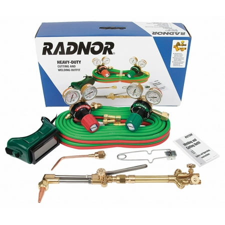 

Radnor Model 350-300DLX Victor Style Radnor Heavy-Duty Acetylene Welding And Cutting Outfit CGA-300