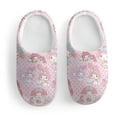 thumbnail image 3 of Kids Slippers Kuromi And My Melody House Slippers Warm Soft Plush Slipper Anti-Slip Winter Fluffy House Shoes for Boys Girls, 3 of 7